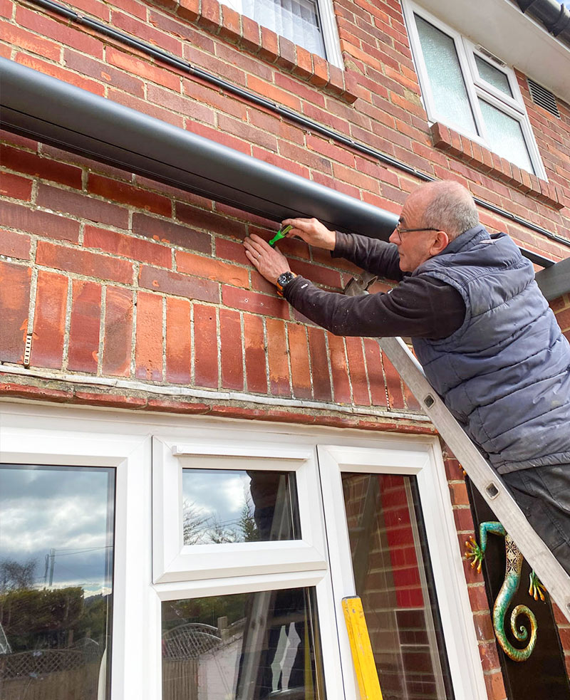 new awning installation cover